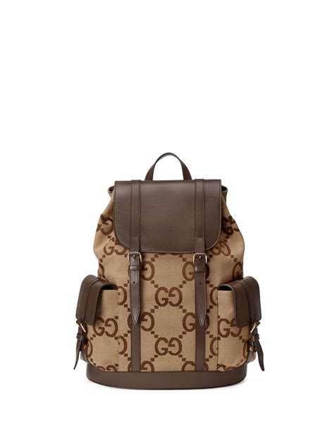 Rugzak leder Gucci bruin in Leer 